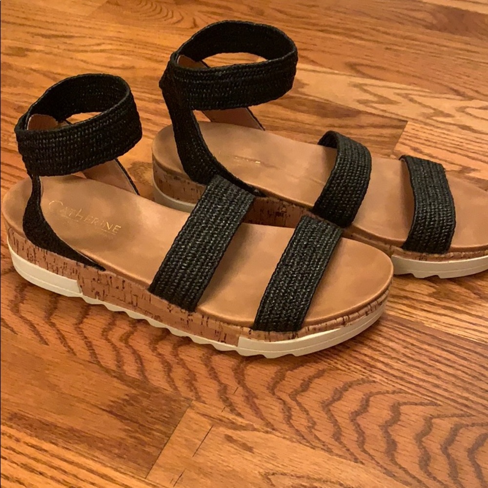 Catherine malandrino three strap sandal